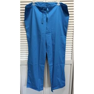 Encompass‎ Size S/M Blue Unisex Drawstring Waist High Rise Scrub Pants NWT